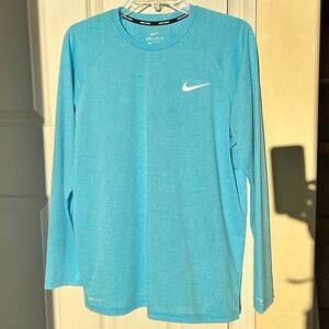 Nike Men's DRI-FIT Swim Shirt with Long Sleeves and UPG 40+ Medium